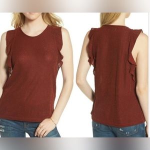 Madewell Ruffle tank